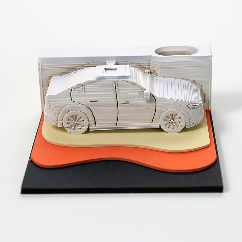 3d立體模型便簽紙軒逸汽車模型便簽紙定制廠家