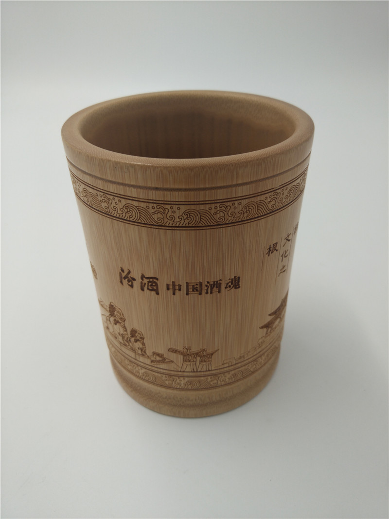 竹制筆筒激光旋轉(zhuǎn)打標(biāo) 竹制筆筒激光旋轉(zhuǎn)打標(biāo)