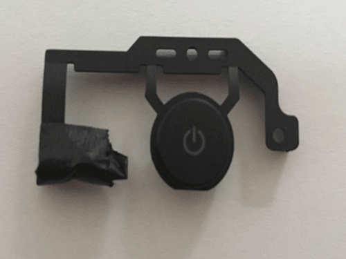 筆記本電源按鍵激光打標(biāo)