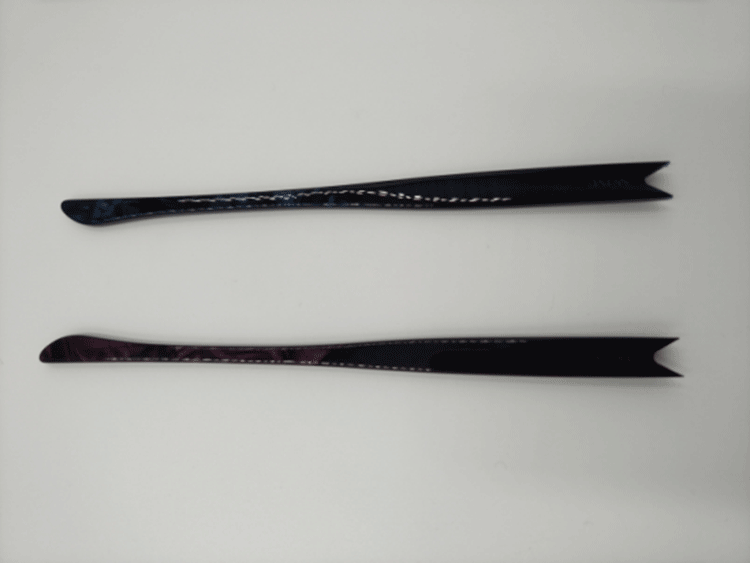 眼鏡膠比激光刻字