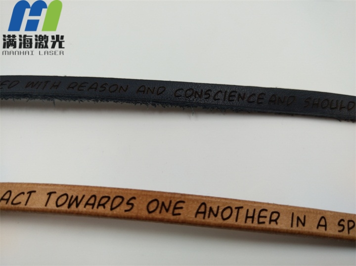  女士皮革腰帶激光雕刻