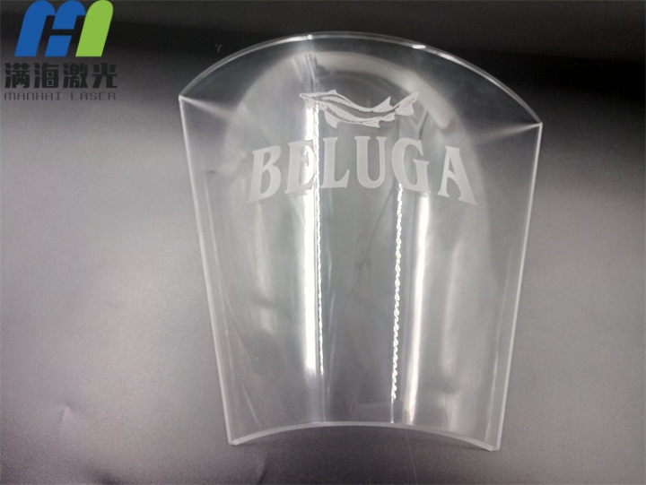 亞克力標(biāo)牌激光鐳射過程