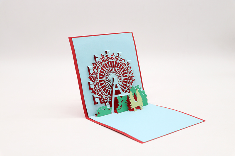 摩天輪立體賀卡 摩天輪立體賀卡