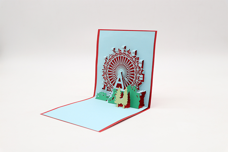 摩天輪立體賀卡