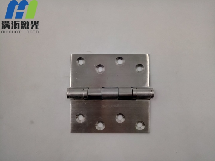 五金合頁激光打標加工