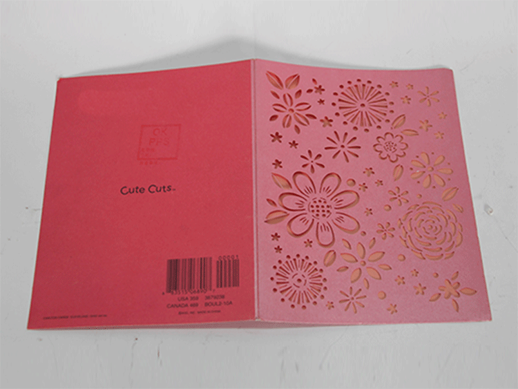 紙制品激光雕花