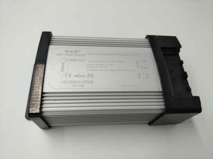 激光雕刻鋁合金LED防水電源外殼