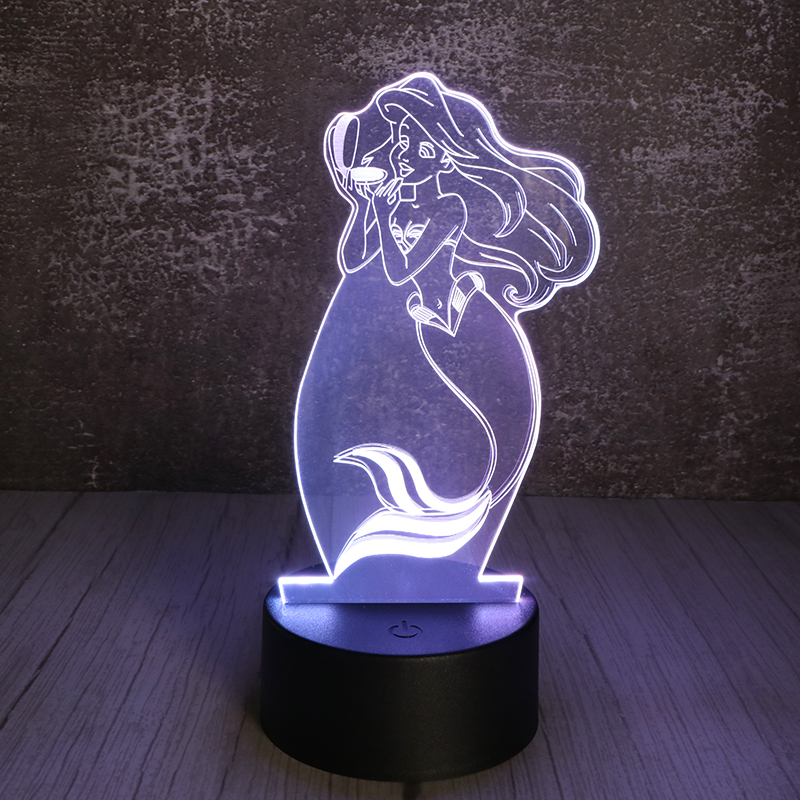 美人魚(yú)小夜燈