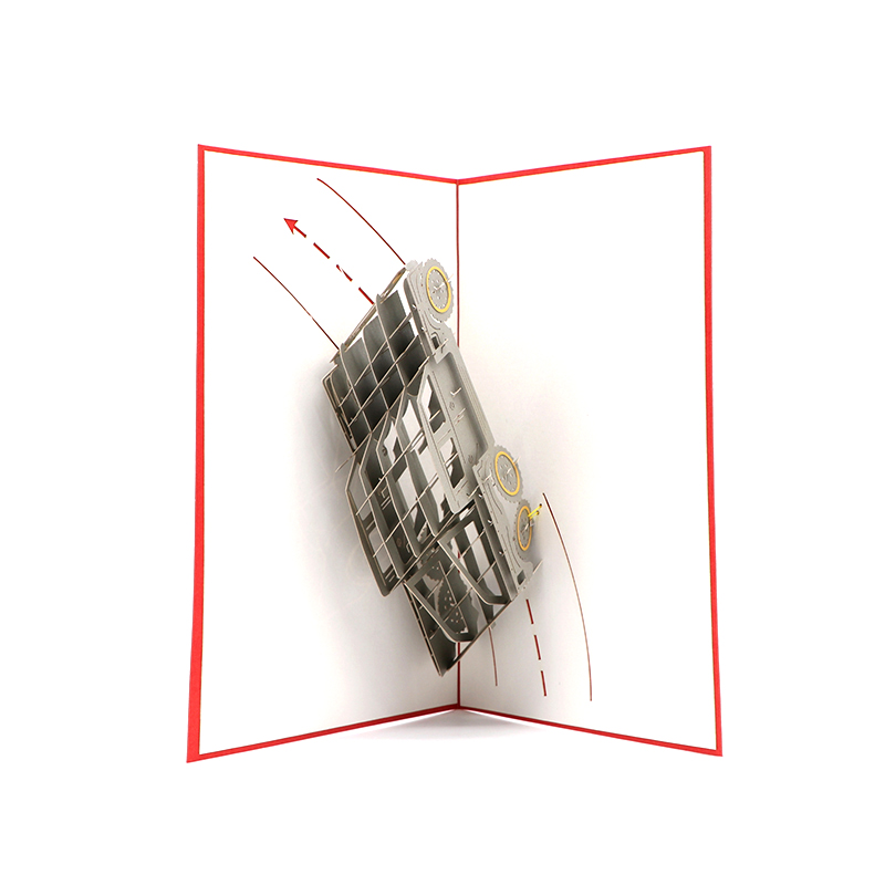 3d手工賀卡定制鏤空手工賀卡立體車手工賀卡定制