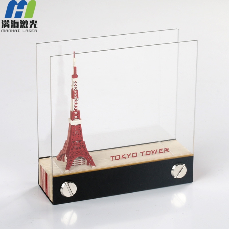 抖音便簽紙創(chuàng)意3d立體模型紙雕便簽紙定制批發(fā)